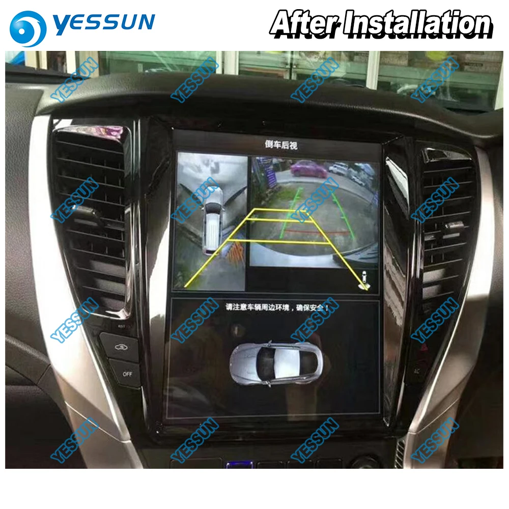 YESSUN 12,1 ''HD супер экран для Mitsubishi PAJERO Sport~ автомобильный Радио Android Carplay gps Navi карты навигации без CD DVD