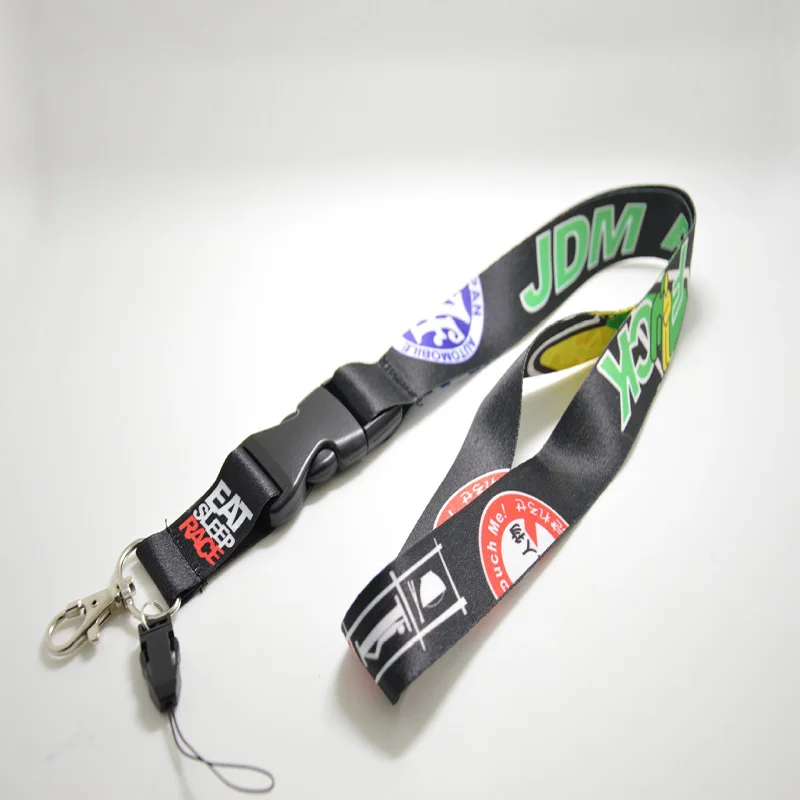 

JDM Bomb Style BRIDE Cellphone Lanyard JDM Racing Car Keychain ID Holder Mobile Neck Strap