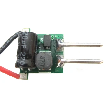 通販 18ピース/ロットdc-dc 2ピンmr16 1〜3 × 1ワット入力12ボルト〜14ボルト出力2〜12ボルト300ma Ledドライバ電源用1ワット2ワット3ワットledライト電球