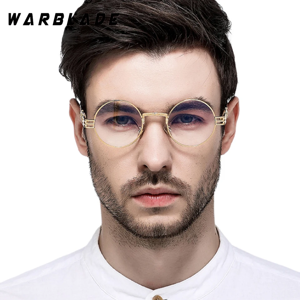 Round clear glasses mens Outlet