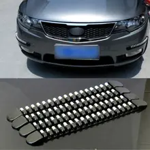 4 Pcs Black Chrome 17″ Bumper Corner Guard Protector Anti Scratch Pad For Vito Car Styling Auto Accessories Car Stickers Covers