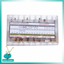 108 шт./кор. Золотые/серебряные часы Корона Набор 0,9 мм кран диаметр Ассортимент Размеров часы Корона для часов Запчасти Замена