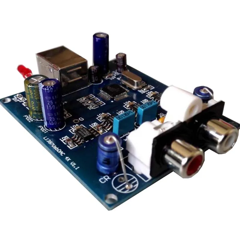 Новый 4 X L1387DAC pcs TDA1387 DAC hifi USB декодер для усилителя лучше чем TDA1543 G4 011|Усилители