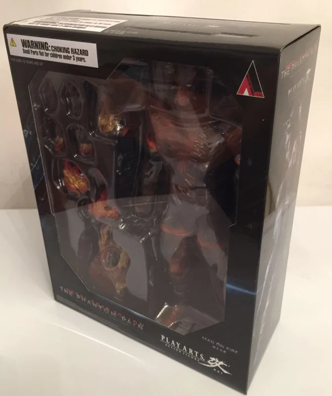 Square IX Play Arts Kai Metal Gear Solid V The Phantom Pain человек в огне фигурка выбранная версия с