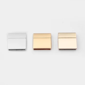 

2pcs Magnetic Clasp For 20mm Flat Leather Cord Rope End Connector Diy Bracelet Strap Jewlery Making Findings