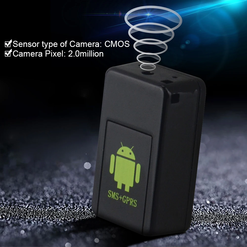GSM/GPRS сетевой GF-08 MMS видео говорящий локатор Супер Мини Размер локатор 400mAh литий-ионный аккумулятор портативный для личного использования