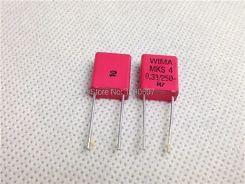 

WIMA MKS4 0.33uf 250v 334/250v Long legs WIMA Capacitor Audio capacitor 5piece Free Shipping