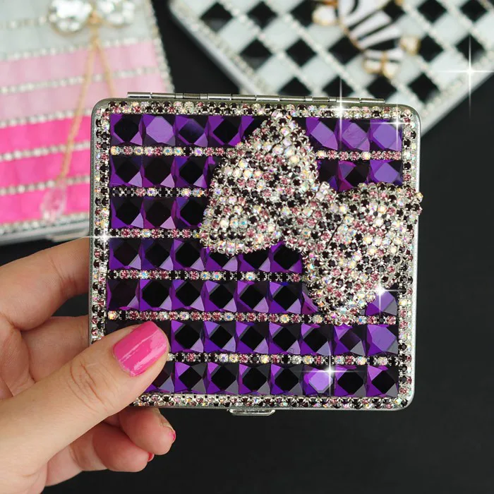 

New women cigarettes box Fashion Cover Holds 20 Cigarettes case