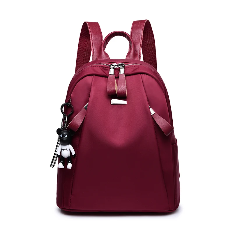 Многофункциональный женский рюкзак, Модный молодежный корейский стиль, сумка на плечо, рюкзак для ноутбука, школьные сумки для подростков, девочек, мальчиков, дорожная сумка - Цвет: Красный