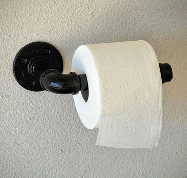 American Vintage Water Pipe Paper Towel Holder Toilet American Vintage Water Pipe Paper Towel Holder Toilet Rack Clothes Bathroom Accessories