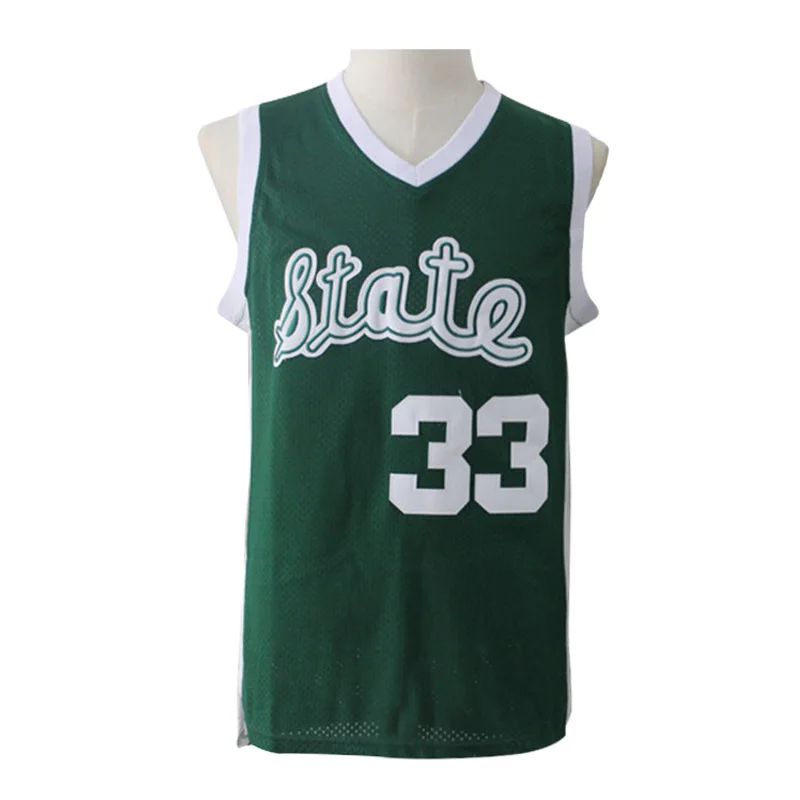 Magic Johnson 33 university basketball jerseys 100 stitched Magic