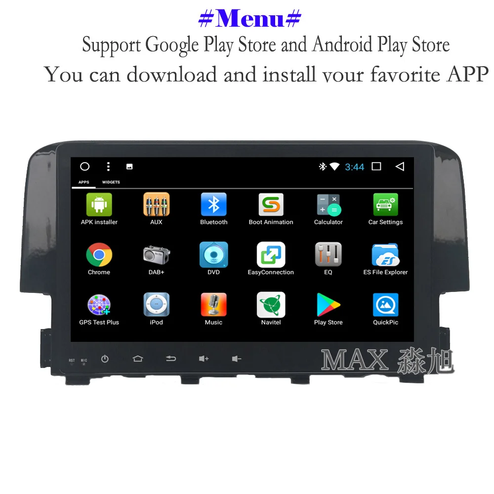 Discount MAX 2G RAM 32G ROM Android 8.1.0 Car DVD Player for Honda Civic 2015 2016 2017 Car Radio RDS Bluetooth Call/Music 4G WiFi SWC 2