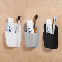 Водонепроницаемая настенная подставка для зубных щеток на присосках, держатель для душа, милые присоски, крючки-присоски для ванной комнаты, набор аксессуаров
