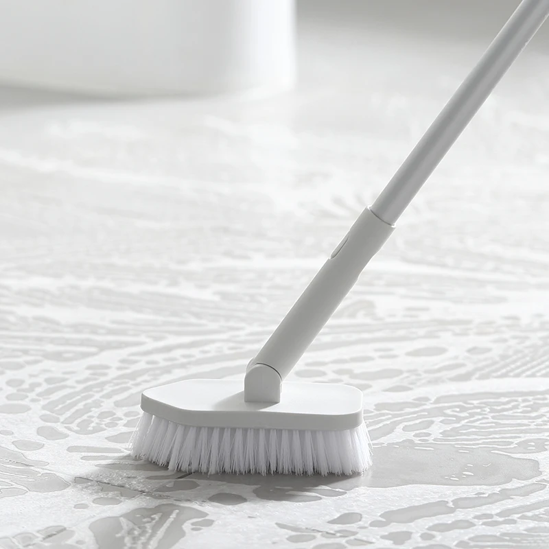 Long handle cleaning floor brush telescopic rod tile cleaning broom
