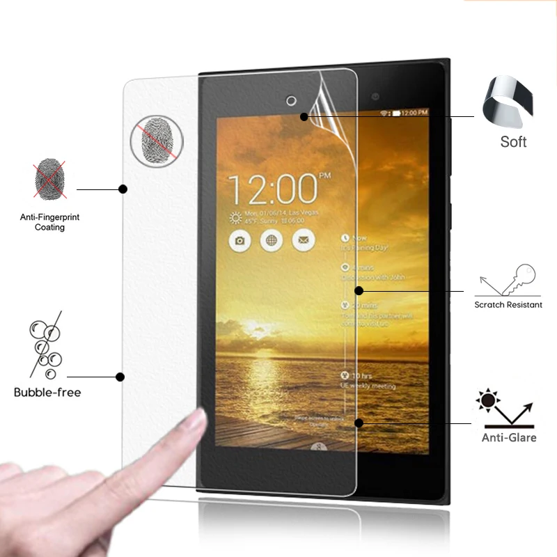 

BEST Anti-Glare Matte Film For ASUS MeMo Pad 7 ME572C 7.0" tablet pc Anti-Fingerprint Screen Protector films with clean cloth