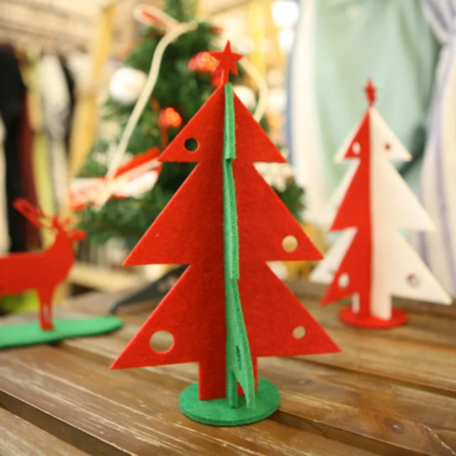 2pcs mini wooden christmas tree with 16 small ornament snowman bell christmas table decorations 21 - Wooden Christmas Table Decorations 2pcs mini wooden christmas tree with 16 small ornament snowman bell christmas table decorations 21 - Wooden Christmas Table Decorations