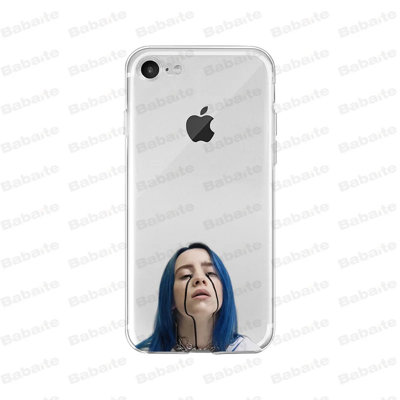 Babaite Billie eilish rainbow blohsh глаза океана Мягкий ТПУ силиконовый чехол для телефона iPhone X 5 5S SE 6 6splus 7 8 Plus XS MAX XR - Цвет: A15