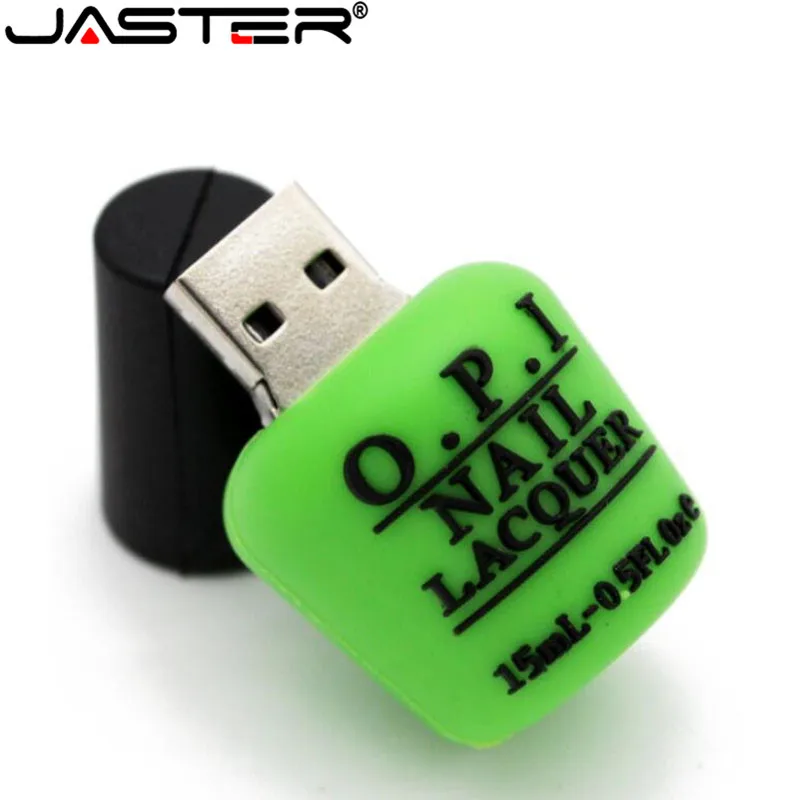 JASTER USB 2,0 лак для ногтей в мини-флаконах флеш-накопитель инновационный U диск 4 ГБ 8 ГБ 16 ГБ 32 ГБ 64 ГБ usb флеш-накопитель