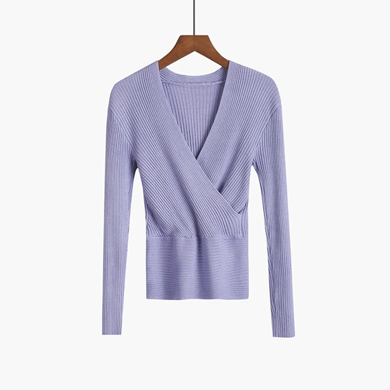 Crop Top Women Knitted Sweater Woman Sexy Deep V-Neck Women Sweaters And Pullovers Korean Long Sleeve Pull Femme Tops Crop Top Women Knitted Sweater Woman Sexy Deep V-Neck Women Sweaters And Pullovers Korean Long Sleeve Pull Femme Tops