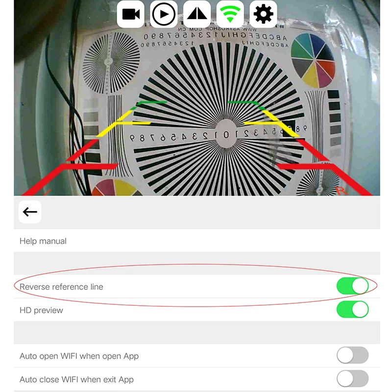 Приложение wifi Автомобильная камера беспроводной видео номерной знак камера заднего вида с прикуривателем зарядное устройство Android IOS