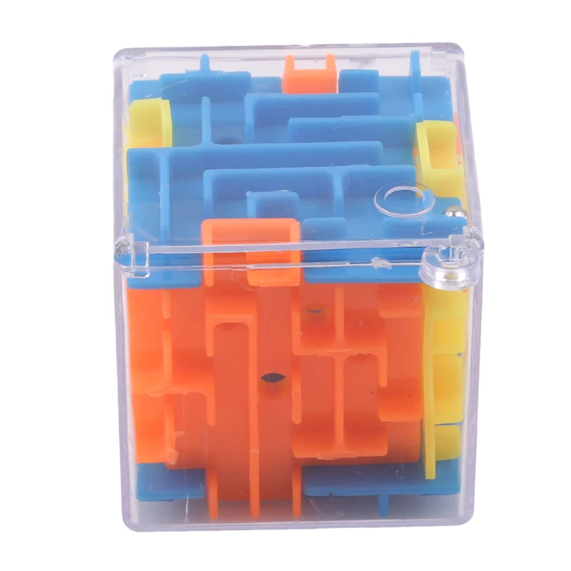 Лабиринт, волшебная красочная головоломка, 3D мини куб, лабиринт, катающийся мяч, игрушки, игра-головоломка, обучающие игрушки для детей