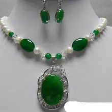 Благородство кварцевый DIY stojade белый жемчуг WGP Кристалл застежка кулон Цепочки и ожерелья и Серьги Mujer для женщин серебристо-ювелирные изделия