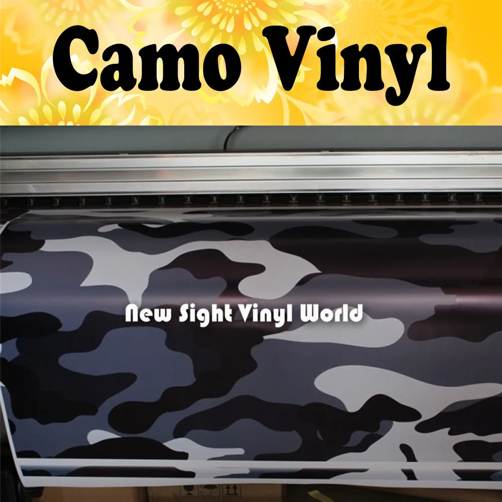 Best Price Blauw Camouflage Vinyl Wrap Roll Blauw Camo Vinyl Sticker Bubble Gratis Auto Wrapping Grootte: 1.50*30 m/Roll