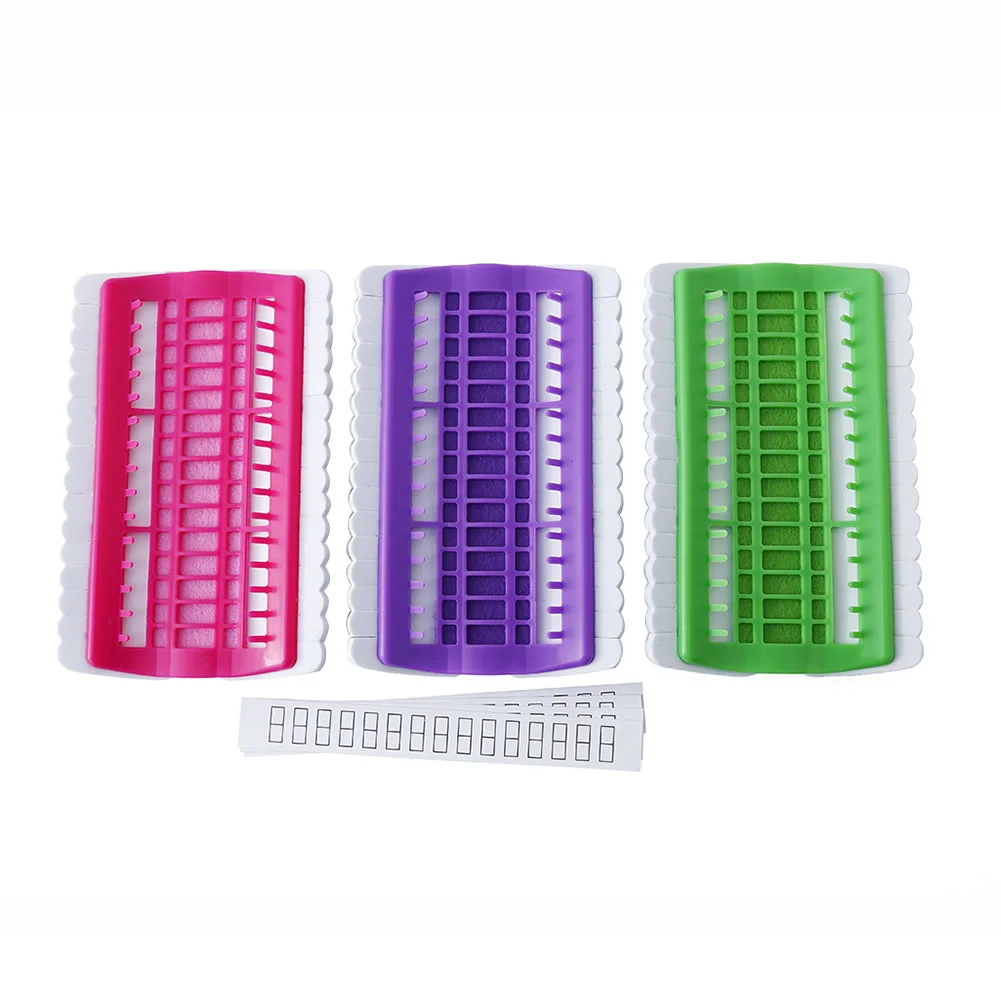 

3 Colors Sewing Tools 30 Positions Cross Stitch Row Line Tool Set Sewing Needles Holder Embroidery Floss Thread Organizer ds99