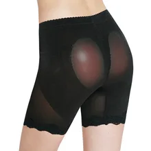 Female Stealth Hip Pad Bottom Butt Lifting Silica Gel Insert Pants Invisible Hoop Panties