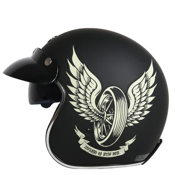 

TORC T57 Brand vintage motorcycle helmets open face jet helmet vespa scooter helmet MOTO pilot helmet with sunney visor ECE