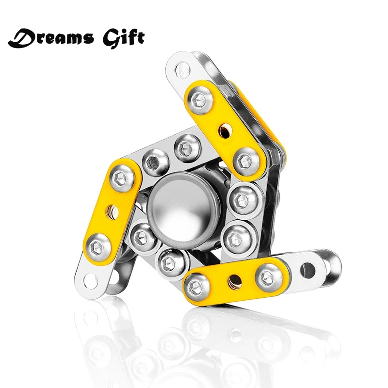 

New Fidget Spinner Hand Spinner Metal Spinner EDC Stitching Assembled Chain Screw Finger-spinner Figet Spiner Antistress Toy