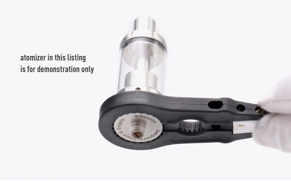 prebuilt coil ceramic tweezer rda cotton-8