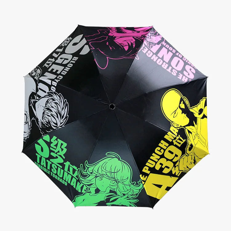 Аниме Манга один удар Человек Дети складной зонт от дождя 001|umbrella children|rain