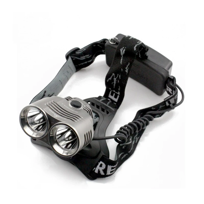 

2400lm T6 Light Outdoor Headlamp 2t6 Bead Led 3 Mode Headlight Flashlight Head Camping Fishing Light For 18650 Battery