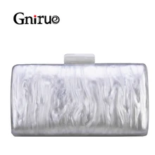 Новые перламутровые акриловые винтажные женские сумки-мессенджеры элегантные вечерние клатчи вечерние сумочки для выпускного