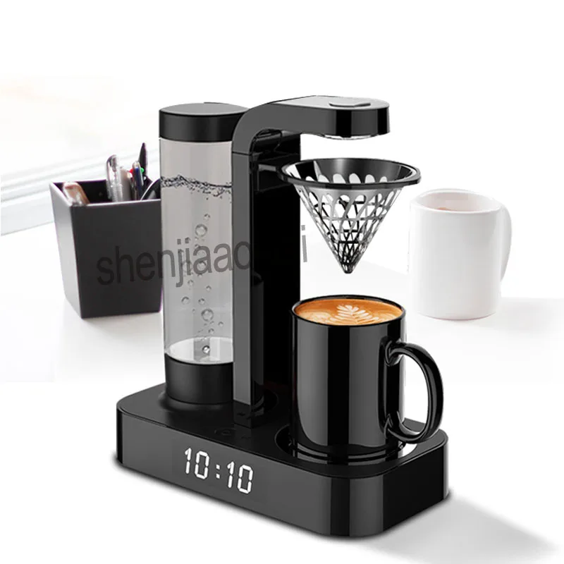 

1pc Household Coffee machine Clock automatic American drip office mini coffee pot machine Hand punch coffee machine 220v 600w