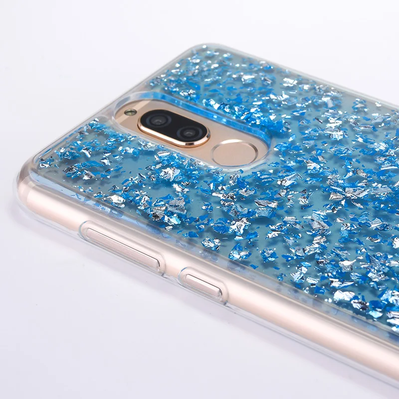 glitter flake case huawei mate 10 lite nova 2i (3)