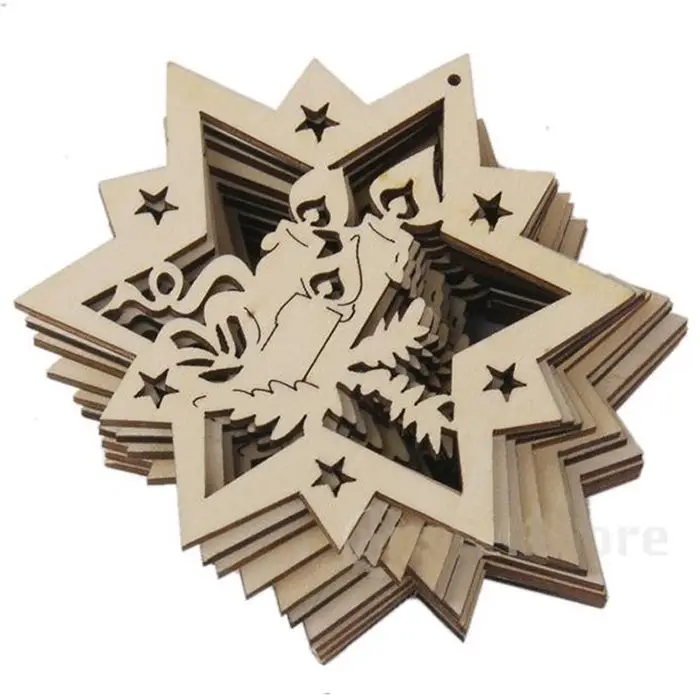 

Boutique Small Pendant wooden Christmas candle charms