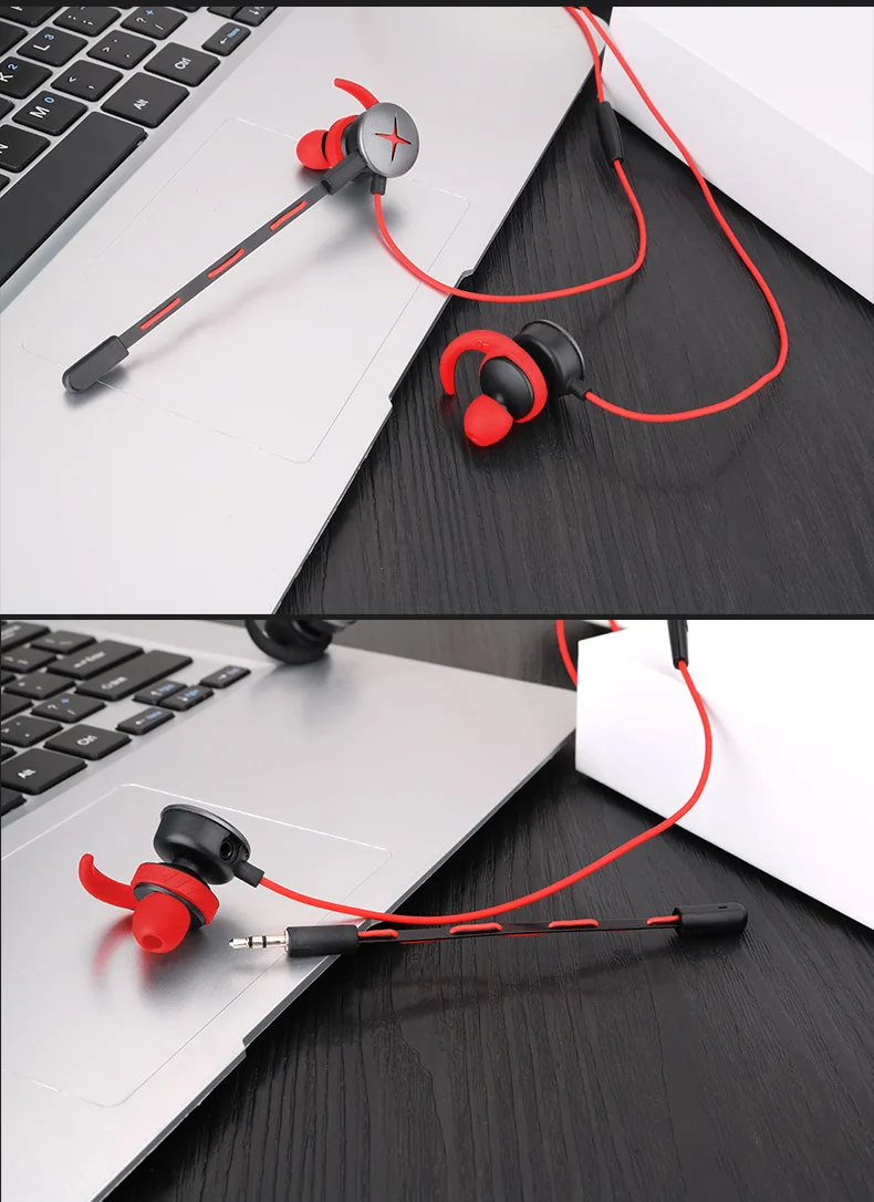 Stereo Gaming Earphone Headset with Detachable Mic Casque Audifonos Gamer PC Computador Earbud for Phone Laptop Desktop Computer