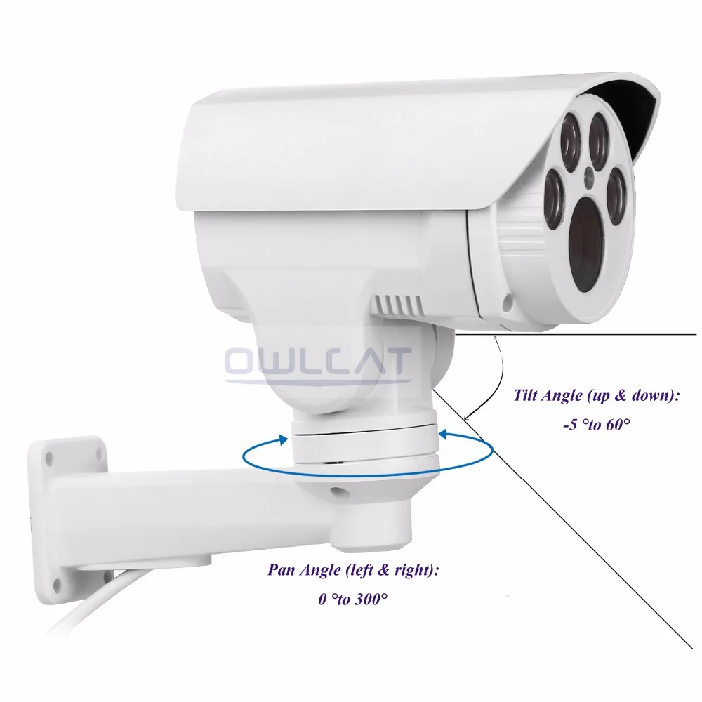 OwlCat 5MP AHD камера наружная наблюдения с датчиком PTZ пуля аналоговый Высокое