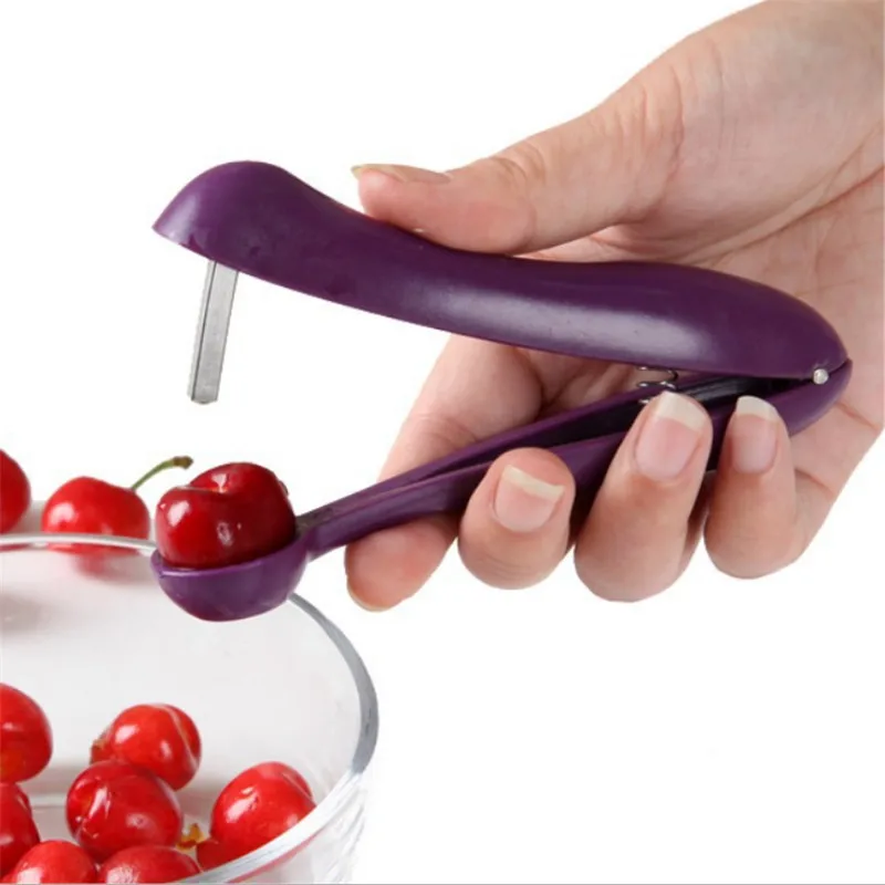

1pcs Kitchen Accessories Cherry Core Seed Remover Fruit Core Cherry Clip Salad Tool Kitchen Creative Tools Kitchen Gadget-S