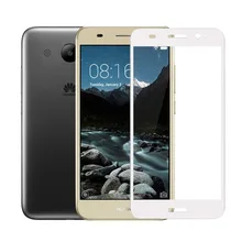 Y3 2017 CRO-U00 9H полное покрытие, закаленное стекло для Huawei Y3 2017 CRO-L22 L02 L03 L23 Y5 lite 2017, Защитная пленка для экрана, стекло