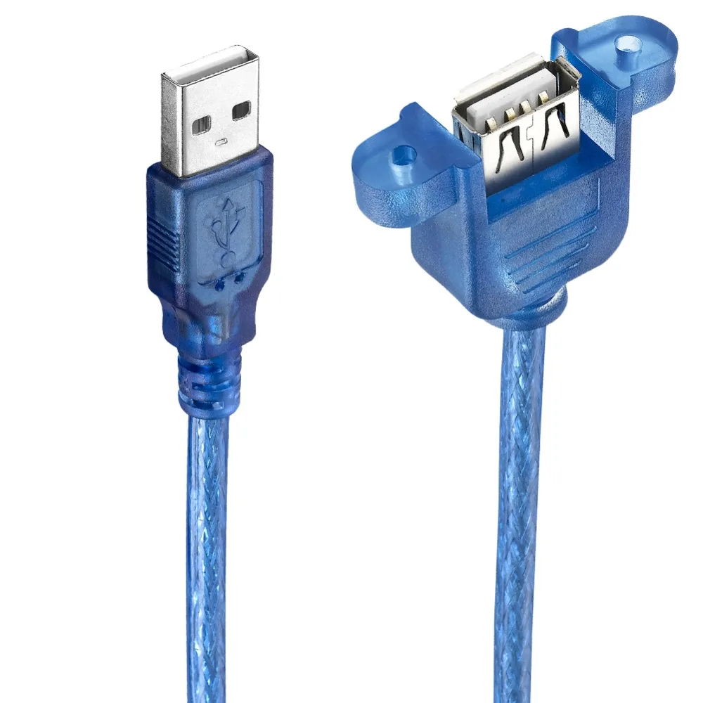 Удлинительный кабель Bochara USB 2 0 Папа мама двойное защитное покрытие (фольга +