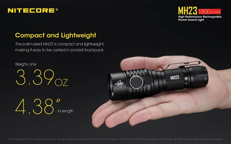 Nitecore MH23 Pocket Search Light (4)