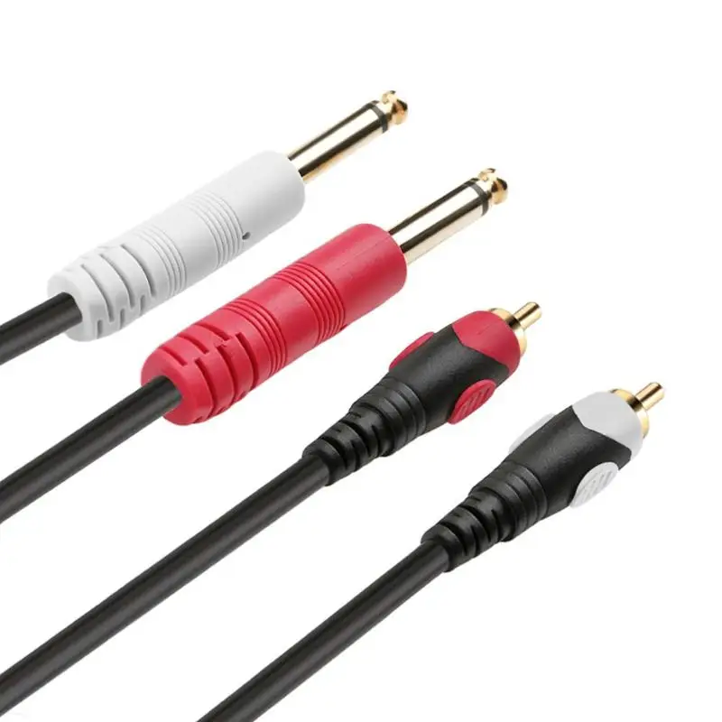 ALLOYSEED двойной моно аудиокабель с RCA на 2 6 35 мм Штекерный цифровой 2RCA 5 DVD микшер