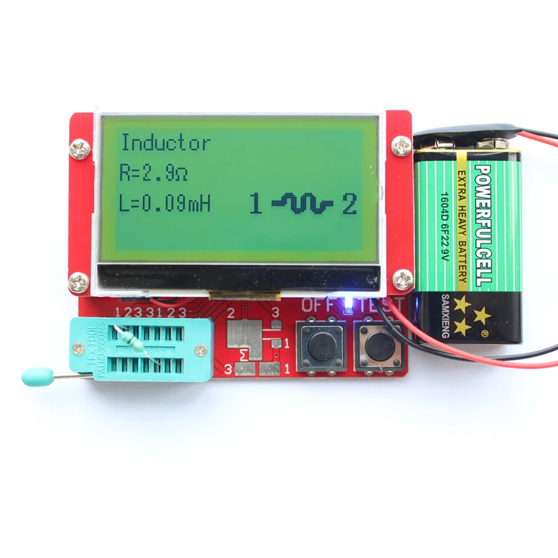 1 шт. все-в-1 компонент тестер-транзистор диод емкость ESR метр индуктивность