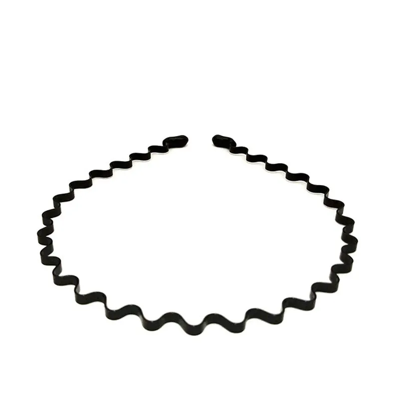 Модный черный металлический спортивный ободок для волос для мужчин и женщин унисекс 1 шт. повседневный головной убор для взрослых 5 стилей - Цвет: C
