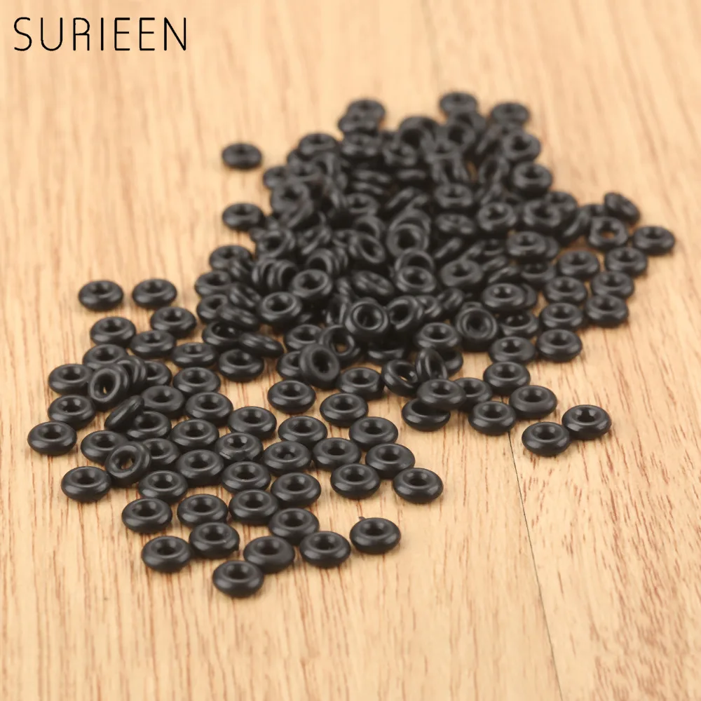 

200Pcs Dart Accessories Rubber O-Ring Gasket Grip Washer Grommets Stems/Flights Darts Arrow Tips Broadhead Black Replace dardos
