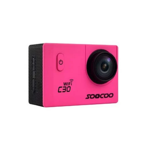 Оригинальная Экшн-камера SOOCOO C30/C30R с дистанционным управлением HD 4K WiFi 1080P 60fps 2,0 lcd 170D sport go Водонепроницаемая профессиональная камера - Цвет: C30PINK