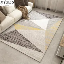 XYZLS европейский и американский стиль геометрический Коврик модный простой влагопоглощающий коврик нескользящий коврик для гостиной/спальни